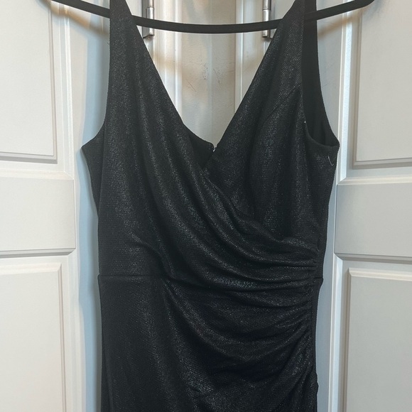 Dress the Population Jordan Metallic Black Dress Size Medium - Picture 4 of 9